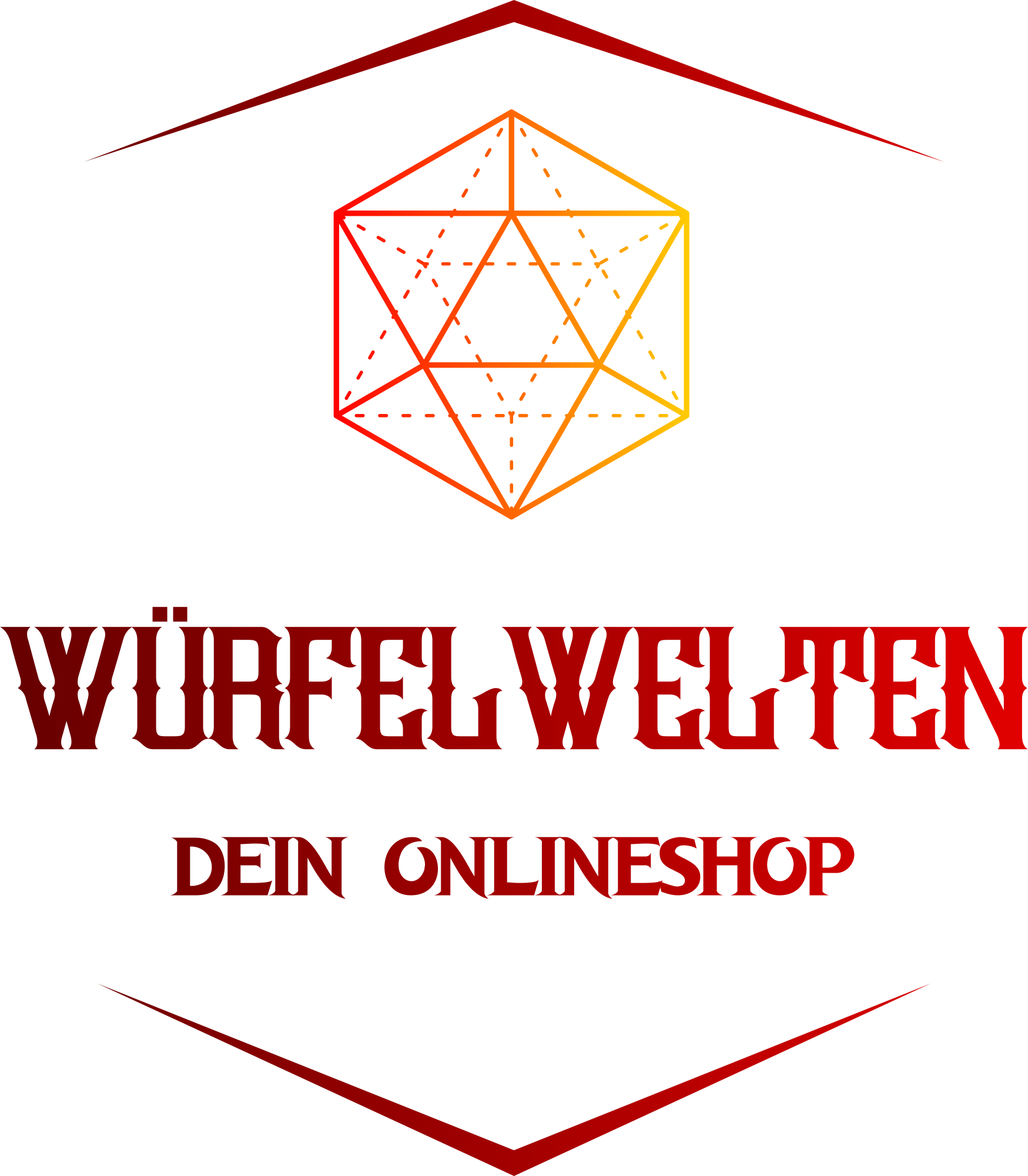 Würfelwelten Logo – Tabletop-Zubehör aus Dortmund